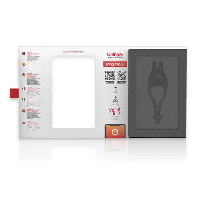 ONINDER - PAMPA ANEL VIBRADOR AJUSTÁVEL E MULTIPOSIÇÃO - APP GRATUITA