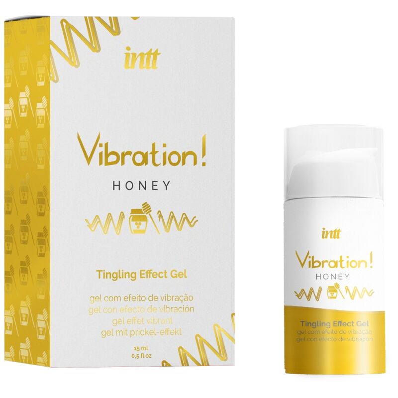 INTT - POTENTE ESTIMULANTE ÍNTIMO GEL VIBRADOR LÍQUIDO MEL 15 ML