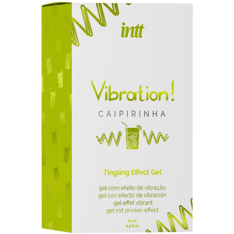 INTT - POTENTE ESTIMULANTE ÍNTIMO GEL VIBRADOR LÍQUIDO CAIPIRINHA 15 ML