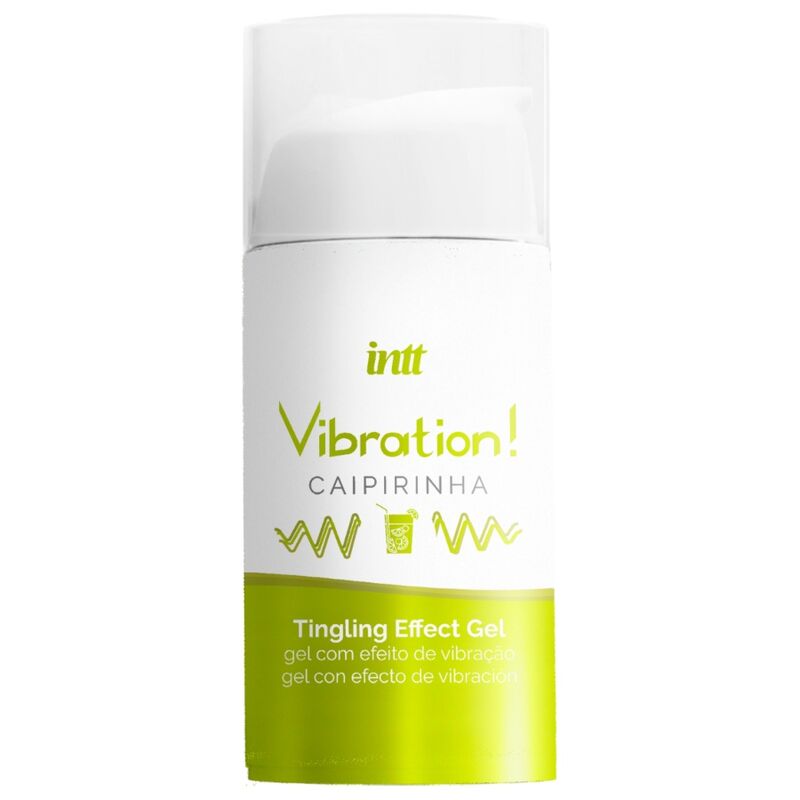 INTT - POTENTE ESTIMULANTE ÍNTIMO GEL VIBRADOR LÍQUIDO CAIPIRINHA 15 ML