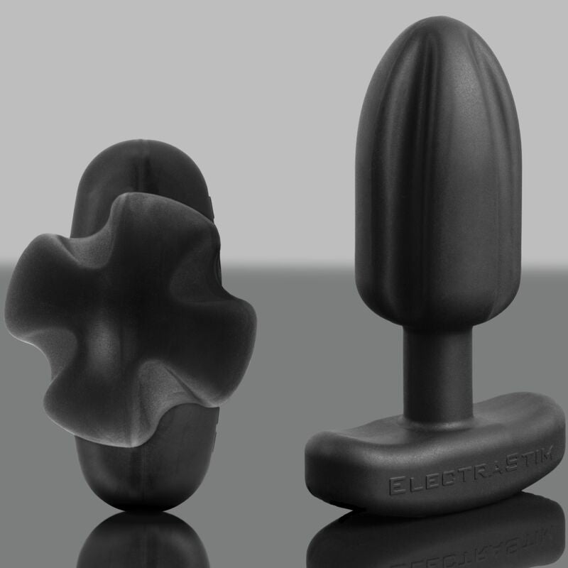 ELECTRASTIM - TARTARUS PLUG ANAL EM SILICONE QUADRIPOLAR PRETO