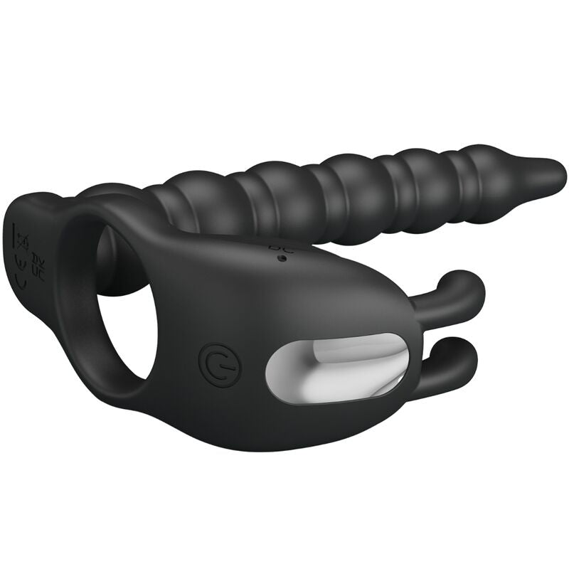 PRETTY LOVE - BLACKNEY ANEL PENIANO COM PLUG VIBRADOR PRETO