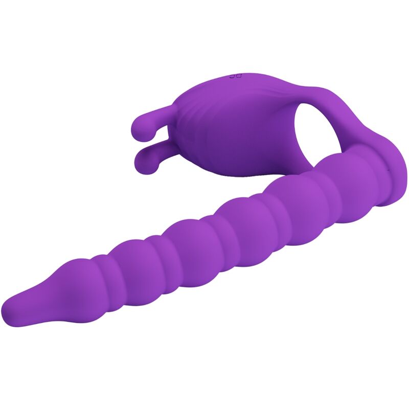 PRETTY LOVE - BLACKNEY ANEL PENIANO COM PLUG VIBRADOR ROXO