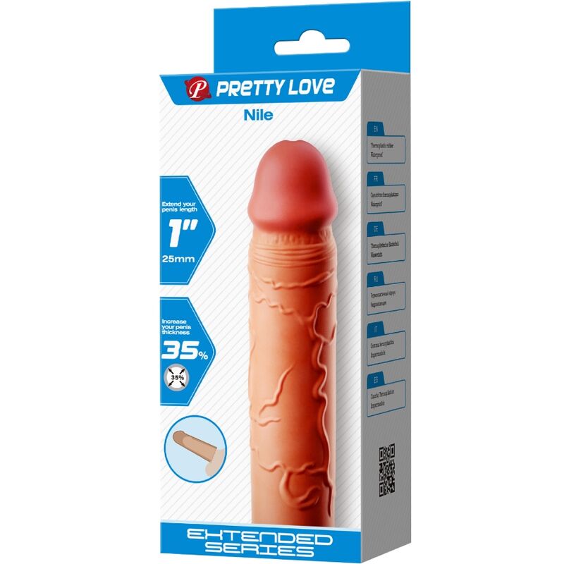 PRETTY LOVE - NILE FUNDA DE PENE ALONGADORA NATURAL
