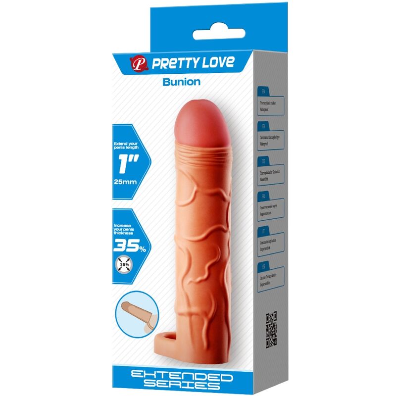 PRETTY LOVE - BUNION FUNDA DE PENE ALONGADORA NATURAL