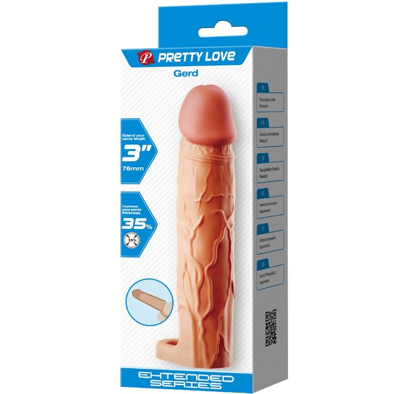 PRETTY LOVE - GERD FUNDA DE PENE ALONGADORA NATURAL