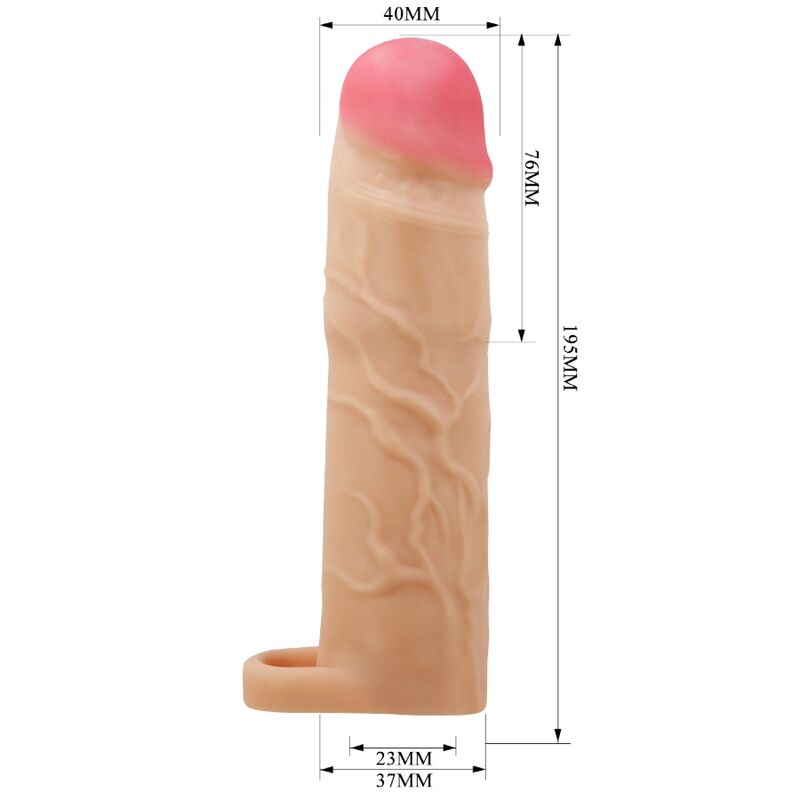PRETTY LOVE - GERD FUNDA DE PENE ALONGADORA NATURAL