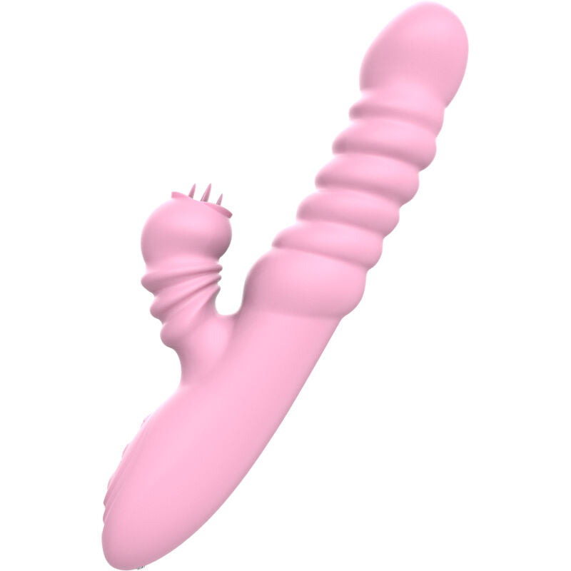 Armony - Vibrador Multifuncional Com Efeito De Calor Estimulante De Língua Rosa