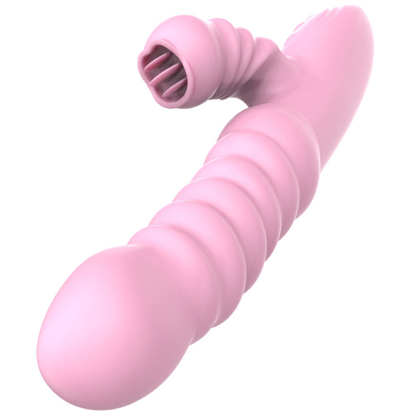 Armony - Vibrador Multifuncional Com Efeito De Calor Estimulante De Língua Rosa