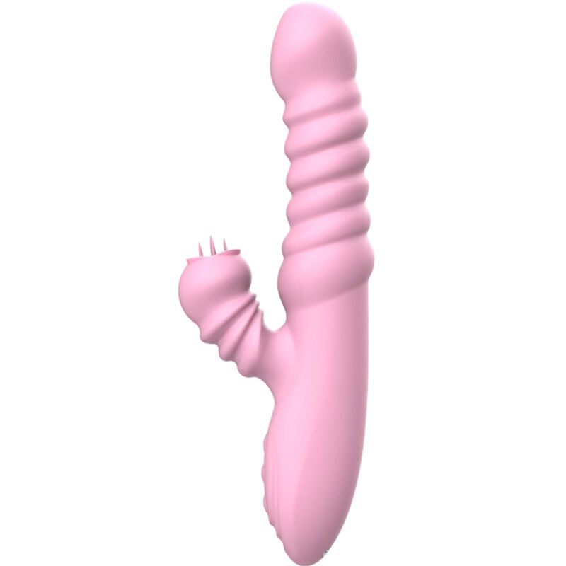 Armony - Vibrador Multifuncional Com Efeito De Calor Estimulante De Língua Rosa