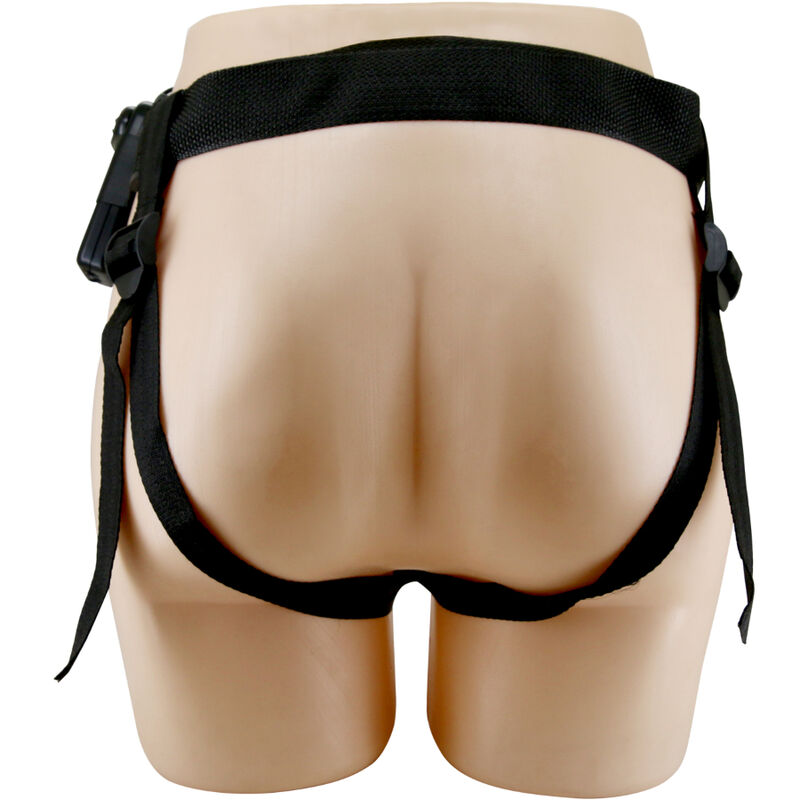 PRETTY LOVE - STARKS HARNESS BRIEFS VIBRAÇÃO MULTIVELOCIDADE DILDO 17.5 CM CASTANHO