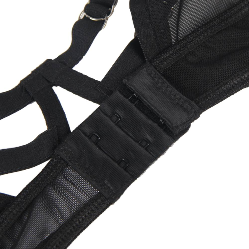 SUBBLIME - CONJUNTO DUAS PEÇAS SOUTIEN TRANSPARENTE E TIRAS S/M