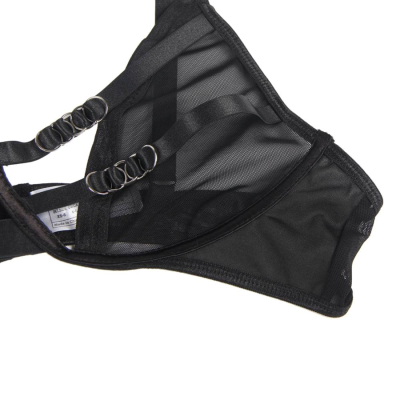 SUBBLIME - CONJUNTO DUAS PEÇAS SOUTIEN TRANSPARENTE E TIRAS S/M