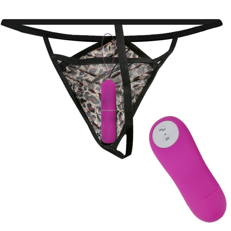 BAILE - TANGA COM BALA VIBRATÓRIA E COMANDO ROXO