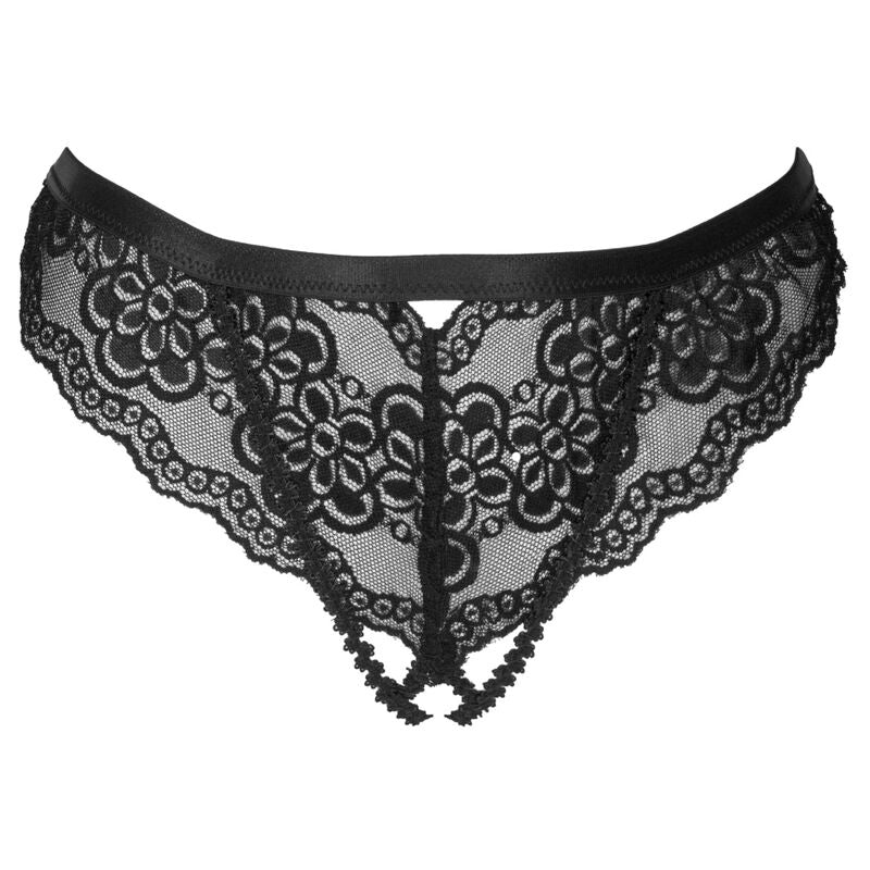 LIVCO CORSETTI FASHION - OKSURIN OPEN PANTY BLACK S/M