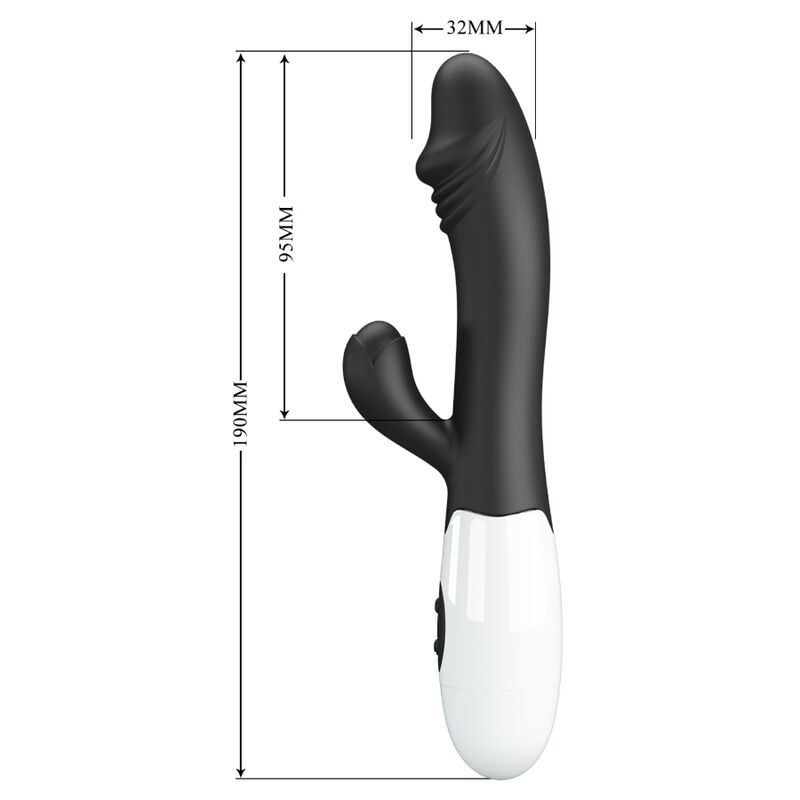 PRETTY LOVE - SNAPPY VIBRADOR PONTO G PRETO