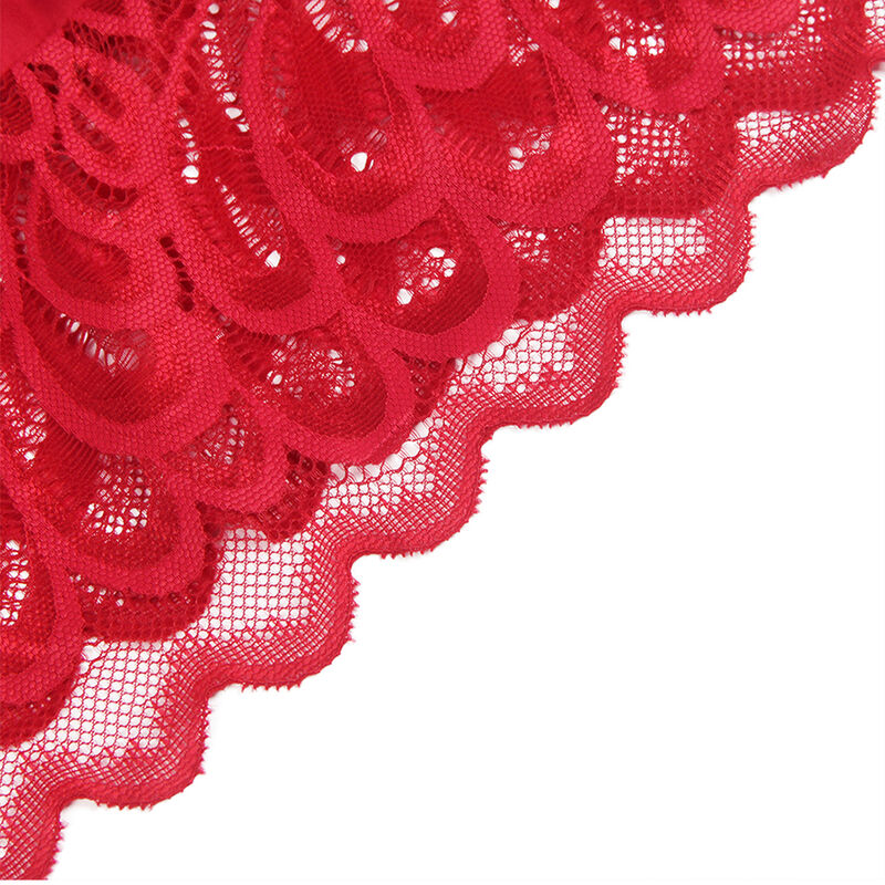 SUBBLIME - SATIN BABYDOLL WITH RED LACE DETAIL S/M