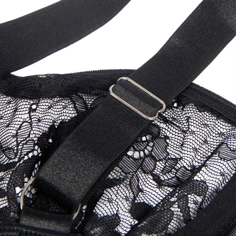 TEDDY COM LIGA DETALHE RENDA E TIRAS - Sex Shop Sexy