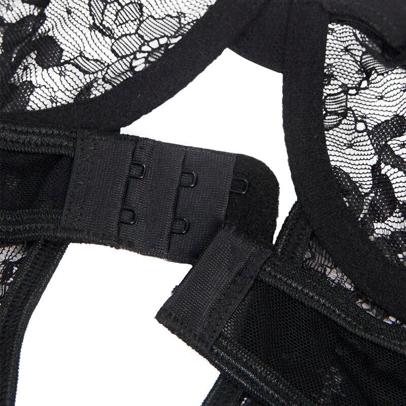 TEDDY COM LIGA DETALHE RENDA E TIRAS - Sex Shop Sexy