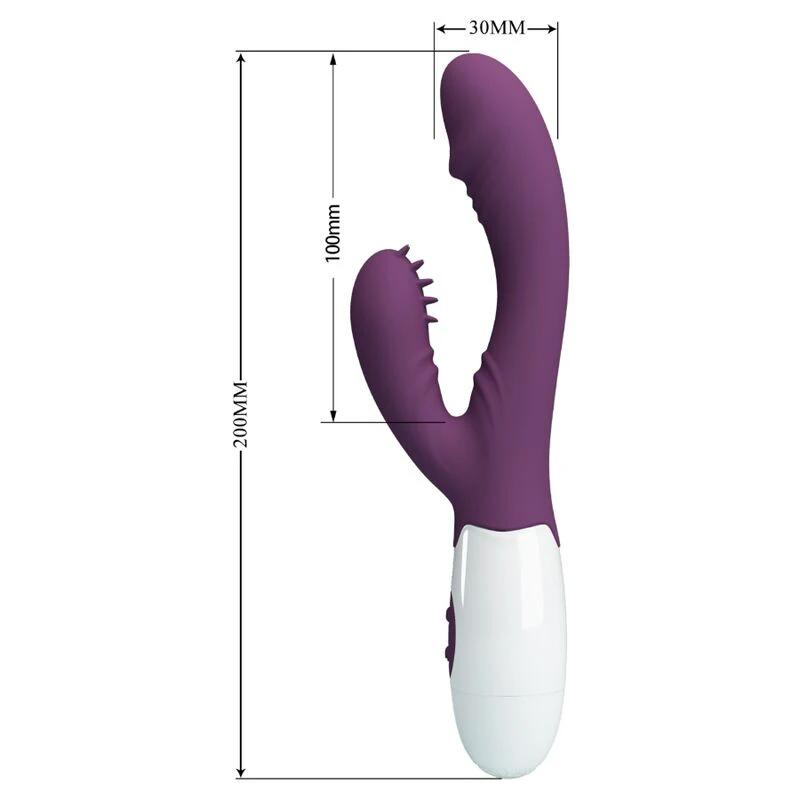 ANDRÉ VIBRADOR RABBIT E ESTIMULADOR DO PONTO G - Sex Shop Sexy
