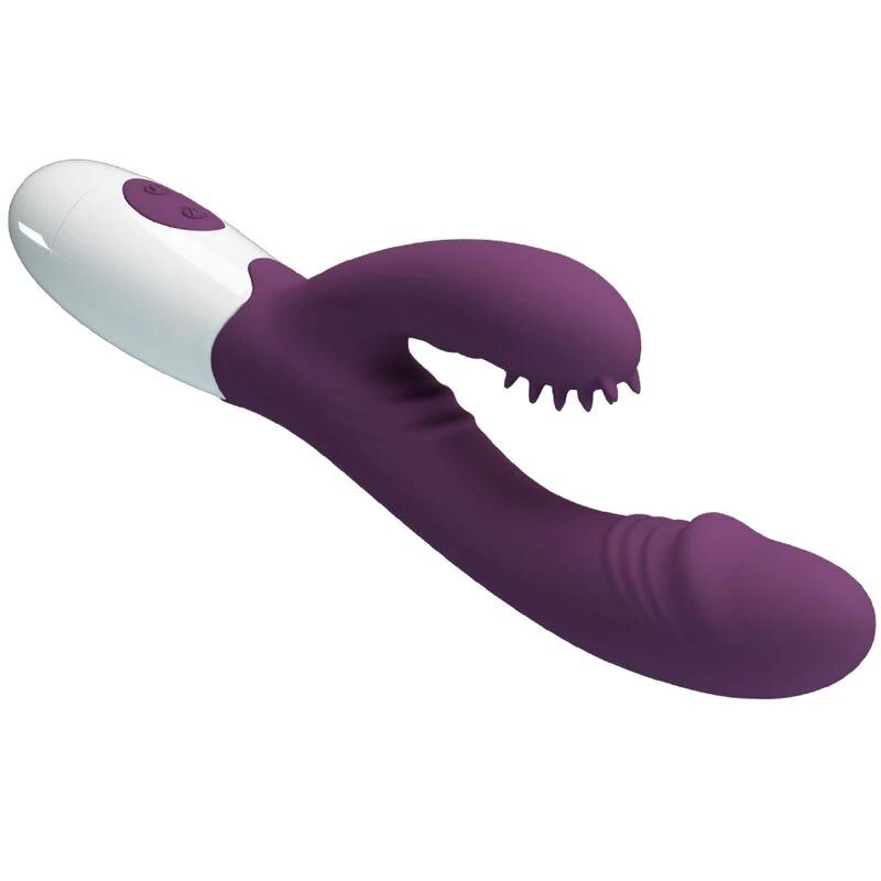 ANDRÉ VIBRADOR RABBIT E ESTIMULADOR DO PONTO G - Sex Shop Sexy