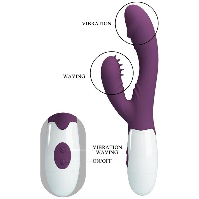 ANDRÉ VIBRADOR RABBIT E ESTIMULADOR DO PONTO G - Sex Shop Sexy