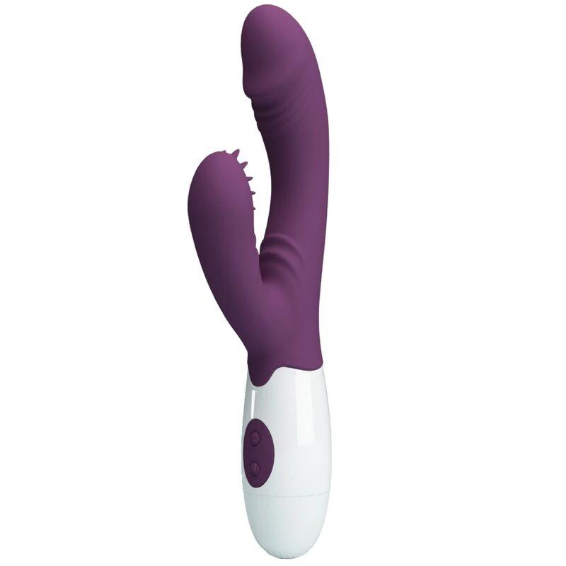 ANDRÉ VIBRADOR RABBIT E ESTIMULADOR DO PONTO G - Sex Shop Sexy