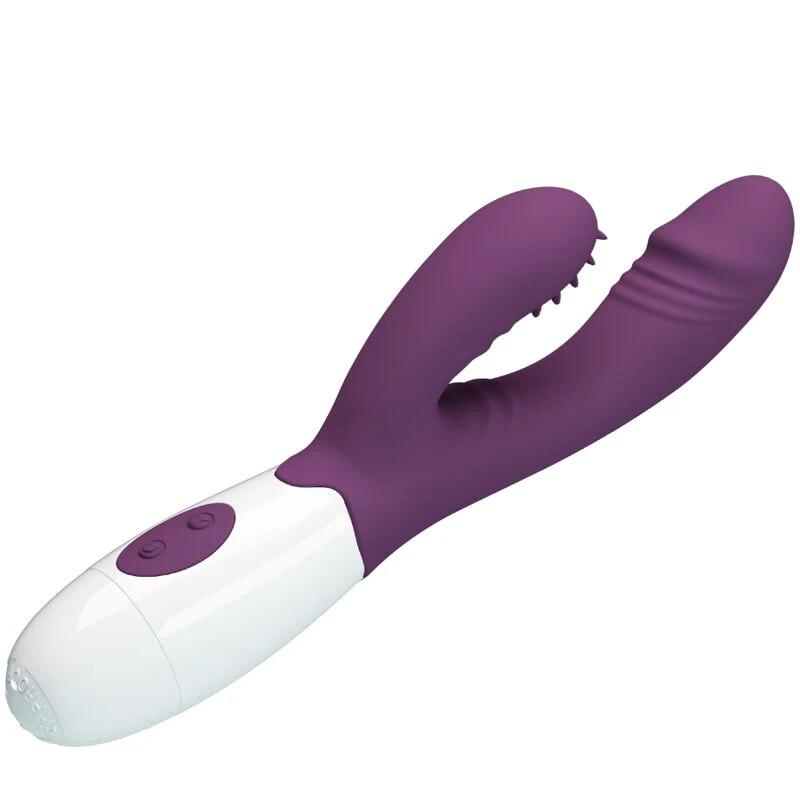 ANDRÉ VIBRADOR RABBIT E ESTIMULADOR DO PONTO G - Sex Shop Sexy