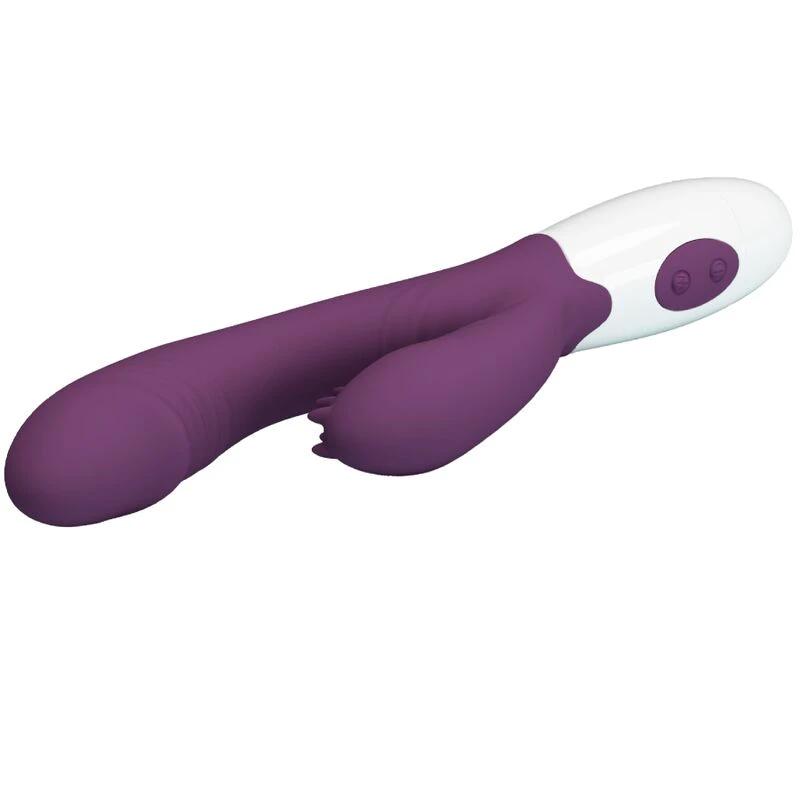 ANDRÉ VIBRADOR RABBIT E ESTIMULADOR DO PONTO G - Sex Shop Sexy