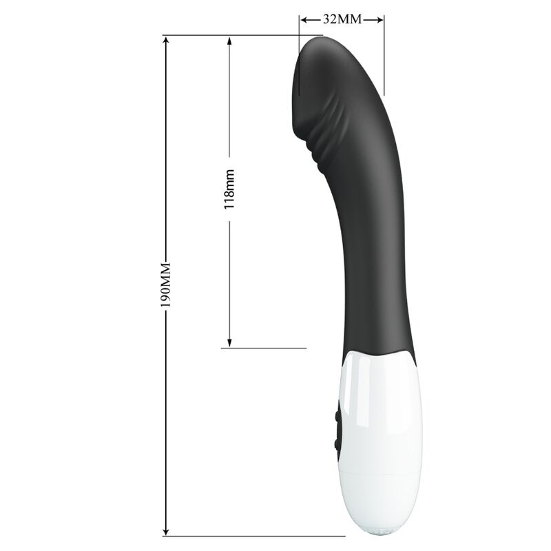 PRETTY LOVE - ELEMENTAL VIBRADOR PONTO G 30 MODOS PRETO