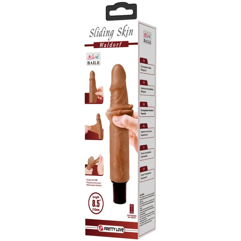 PRETTY LOVE - WALDORF VIBRADOR REALISTA 18 CM -Ø- 4 CM