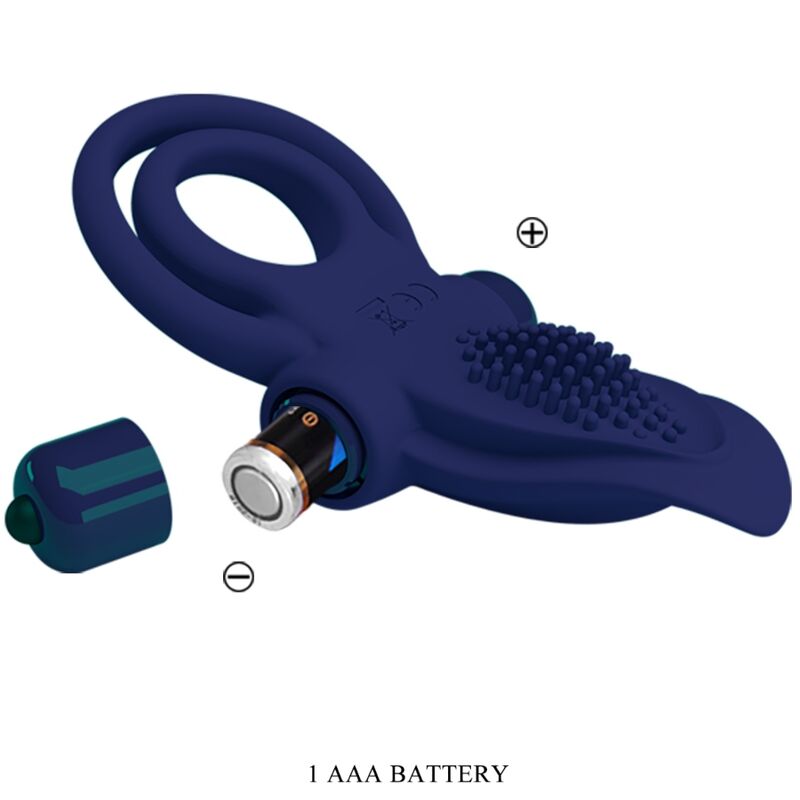 PRETTY LOVE - BRONSON ANEL DUPLO VIBRADOR AZUL
