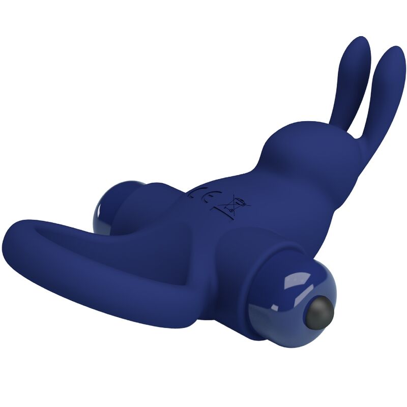 PRETTY LOVE - JIRO ANEL RABBIT VIBRADOR AZUL
