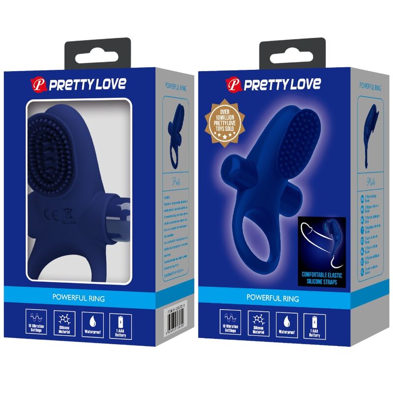 PRETTY LOVE - PALLE ANEL VIBRADOR AZUL