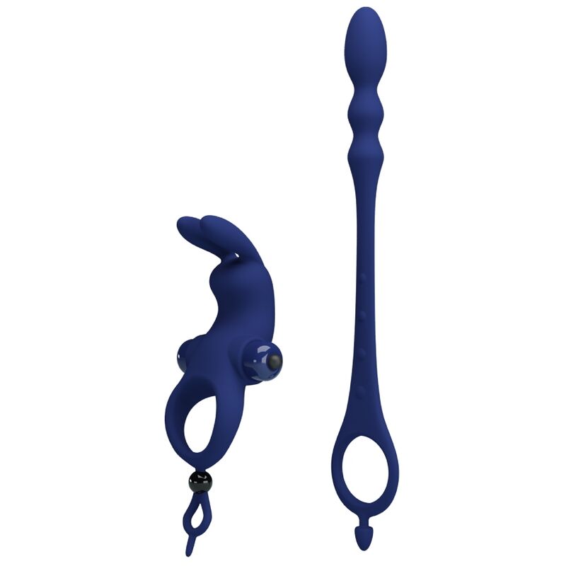 PRETTY LOVE - AYAD ANEL RABBIT VIBRADOR COM PLUG AZUL