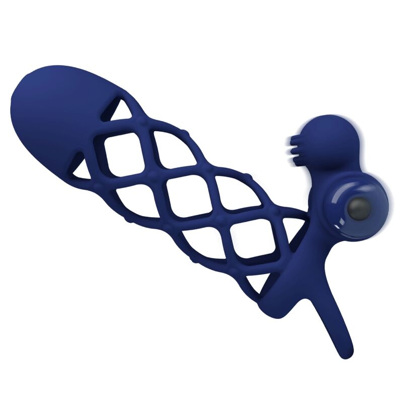 PRETTY LOVE - GIANN ANEL VIBRADOR COM FUNDA DE SILICONE AZUL