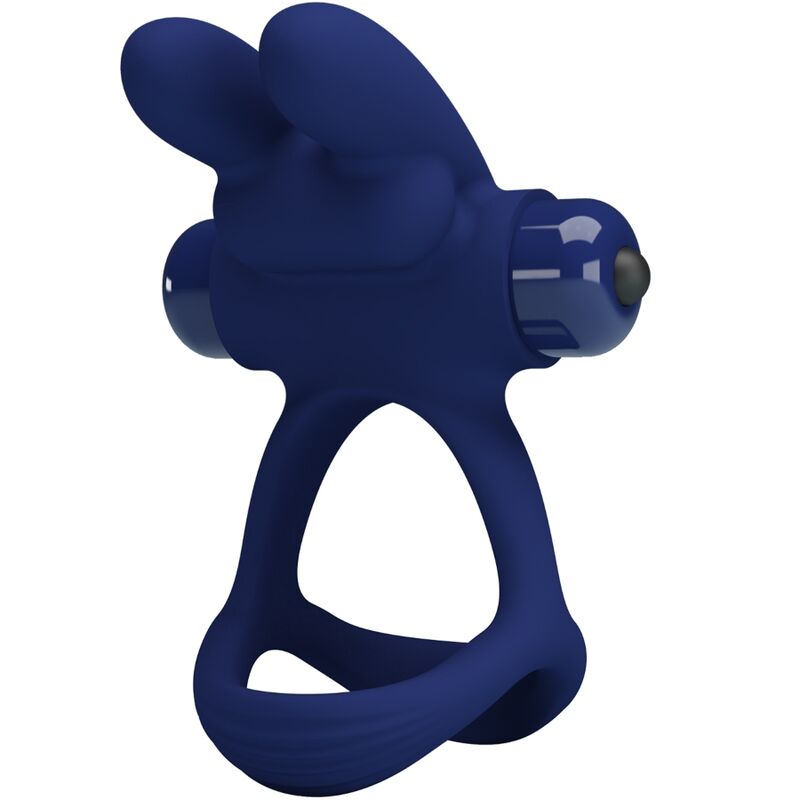 PRETTY LOVE - FRANCISCO ANEL DUPLO RABBIT VIBRADOR AZUL