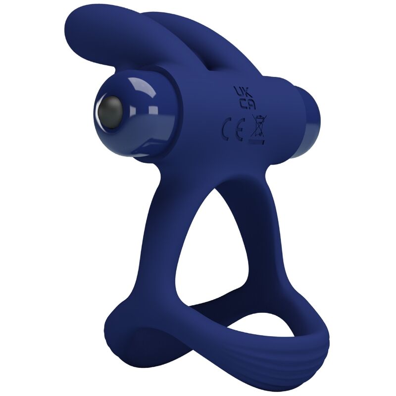 PRETTY LOVE - FRANCISCO ANEL DUPLO RABBIT VIBRADOR AZUL