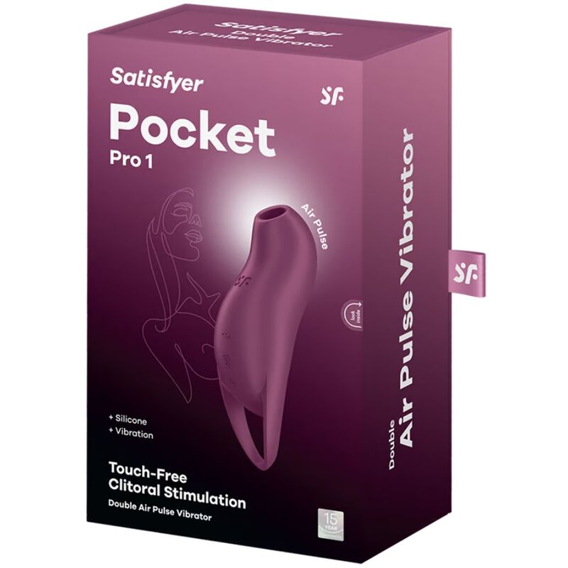 SATISFYER - POCKET PRO 1 ESTIMULADOR CLITORIANO GRANADA