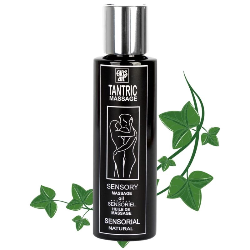 EROS-ART - ÓLEO DE MASSAGEM TÂNTRICO NATURAL E AFRODISÍACO NEUTRO 100 ML - Sex Shop Sexy