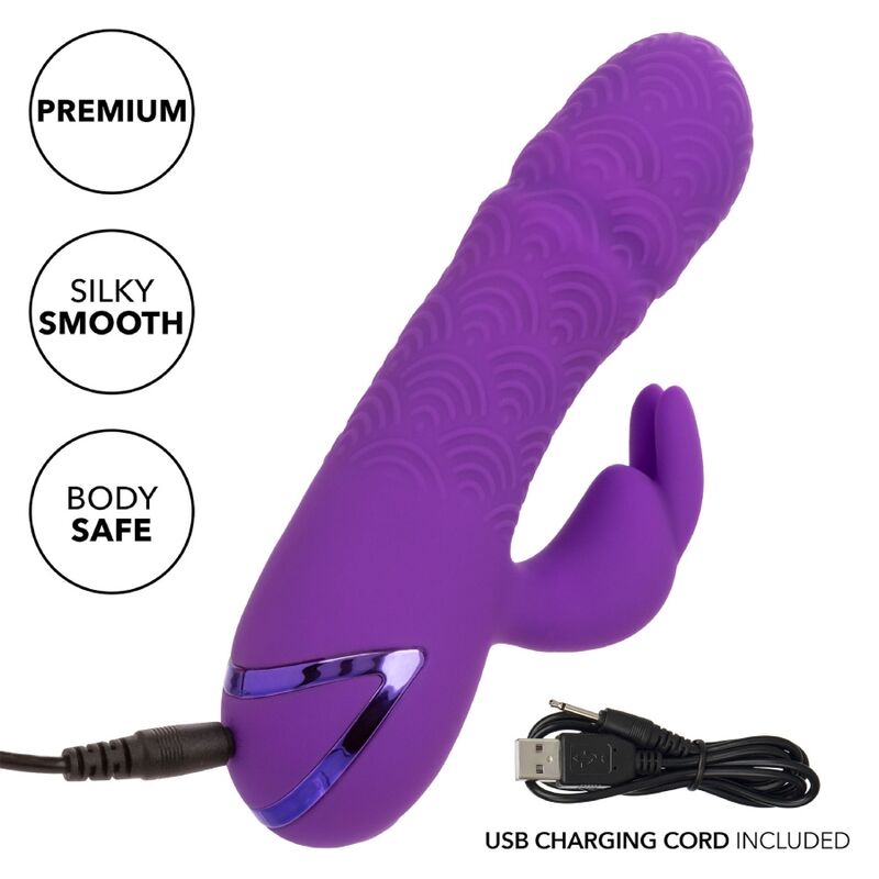 CALEXOTICS - MANHATTAN BEACH MARVEL VIBRADOR RABBIT ROXO BY CALIFORNIA DREAMING