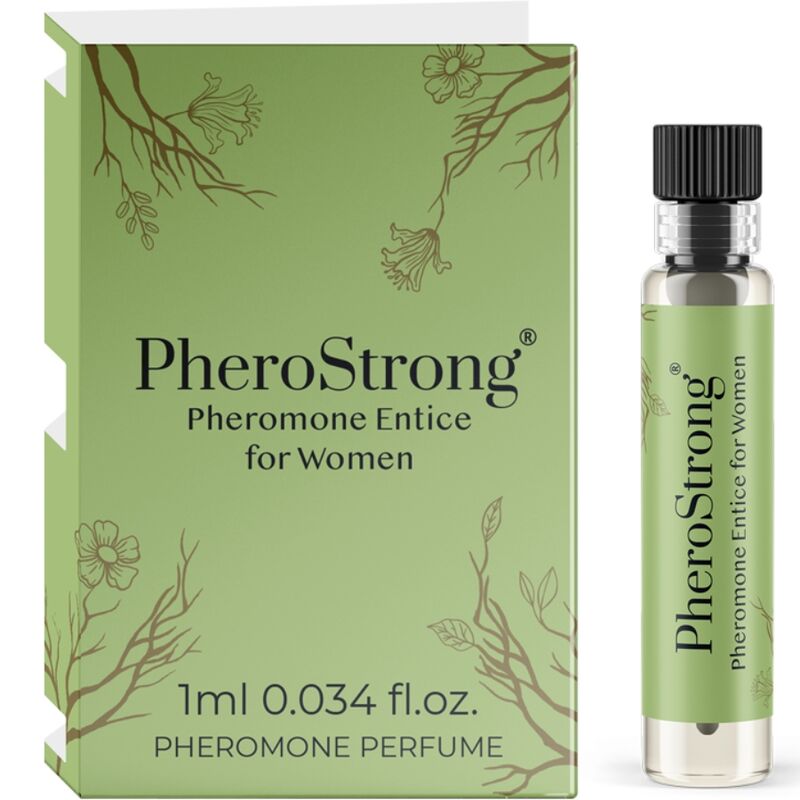PHEROSTRONG - PERFUME COM FEROMONAS ENTICE PARA MULHER 1 ML