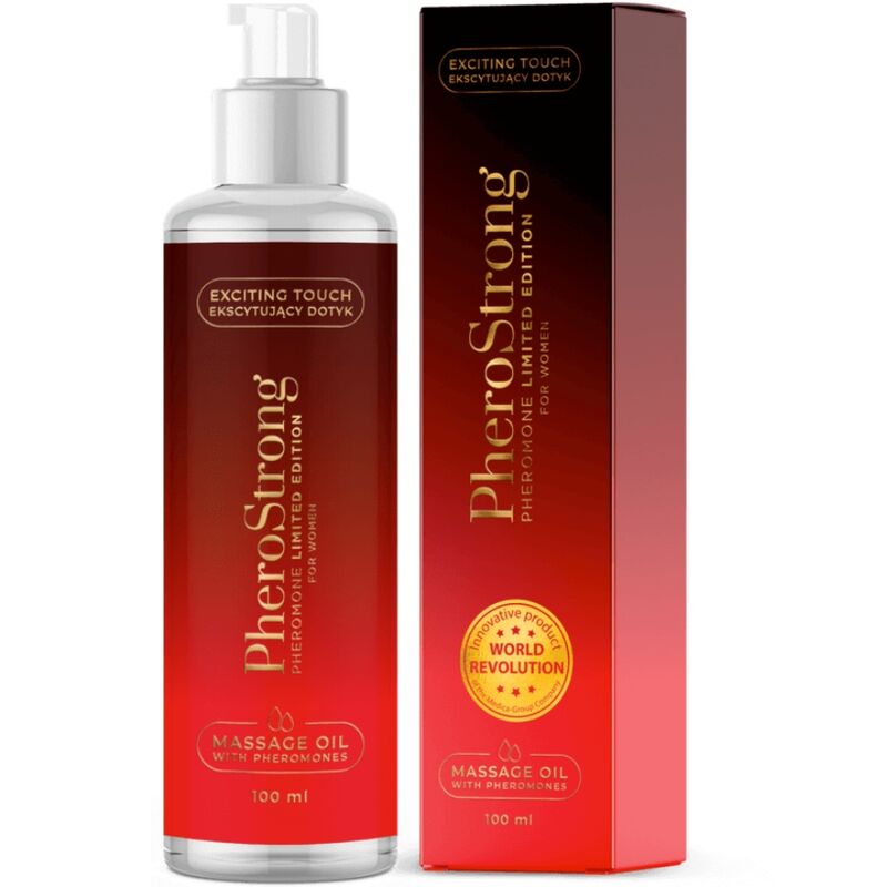 PHEROSTRONG - ÓLEO DE MASSAGEM LIMITED EDITION PARA MULHER 100 ML