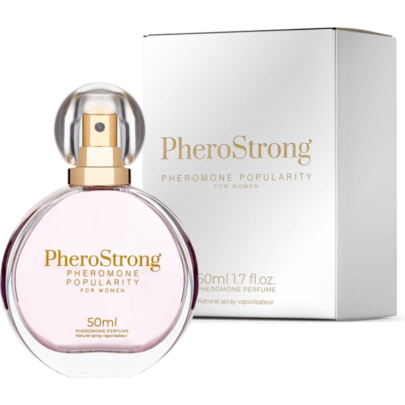 PHEROSTRONG - PERFUME COM FEROMONAS POPULARITY PARA MULHER 50 ML