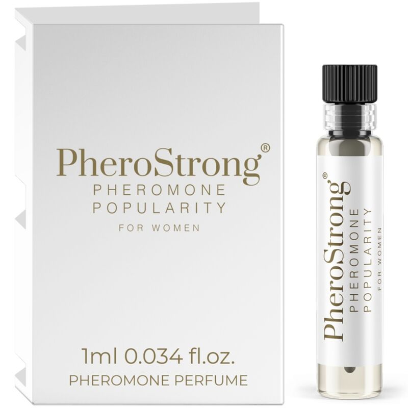 PHEROSTRONG - PERFUME COM FEROMONAS POPULARITY PARA MULHER 1 ML