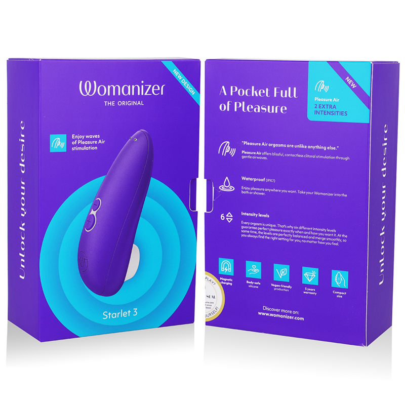 WOMANIZER - STARLET 3 ESTIMULADOR CLITORIANO ÍNDIGO