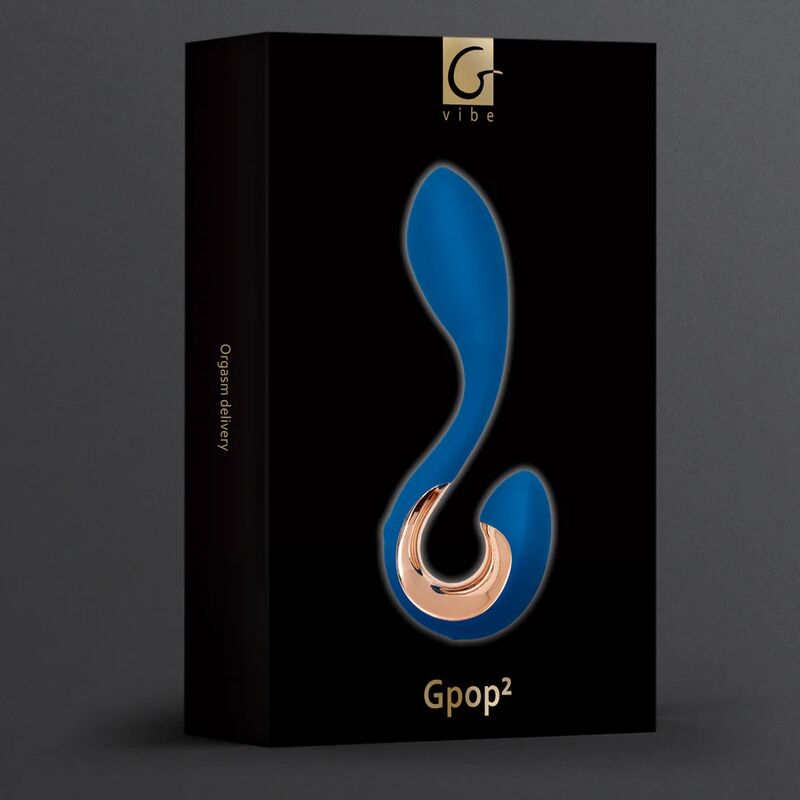 G-VIBE - GPOP 2 VIBRADOR PONTO G E P AZUL ÍNDIGO