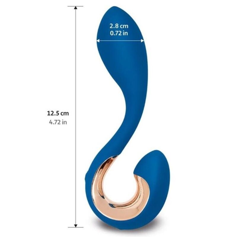 G-VIBE - GPOP 2 VIBRADOR PONTO G E P AZUL ÍNDIGO