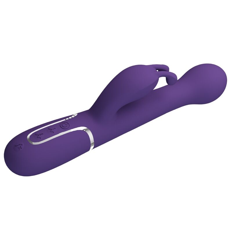 PRETTY LOVE - DEJON VIBRADOR RABBIT 3 EM 1 MULTIFUNÇÕES ROXO