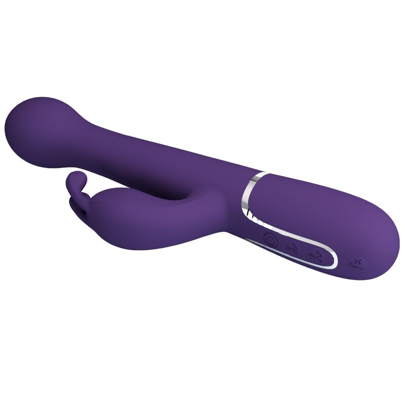 PRETTY LOVE - DEJON 3-IN-1 MULTIFUNCTION RABBIT VIBRATOR PURPLE